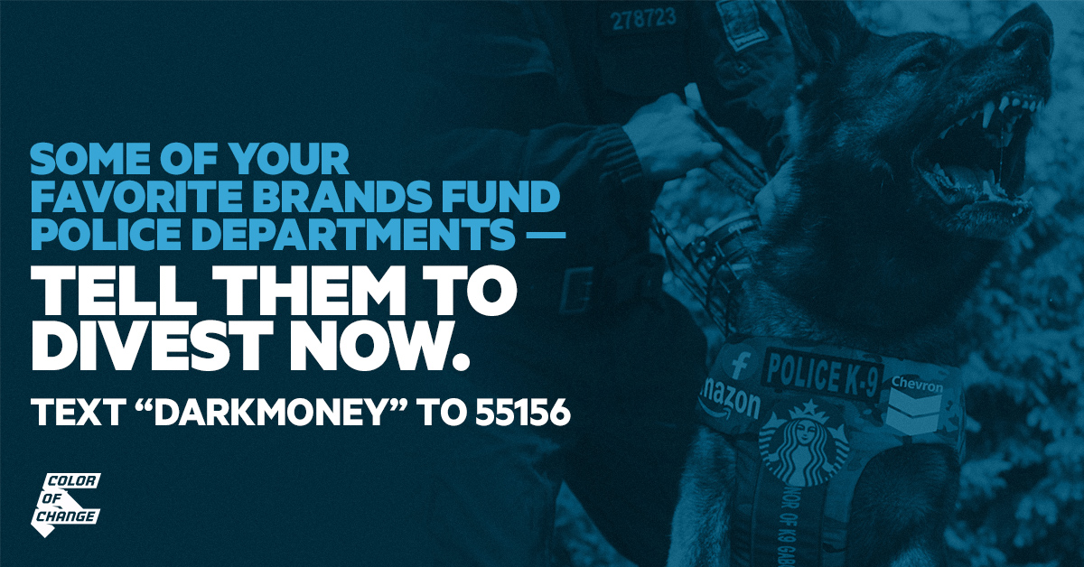 #PoliceFoundations give cops equipment/weapons that are used to terrorize Black, Brown, &amp; Indigenous communities. Demand @BankOfAmerica <a href="/Verizon/">Verizon</a> <a href="/Shell/">Shell</a> <a href="/ATT/">AT&T</a> divest from policing now: policepiggybank.com
