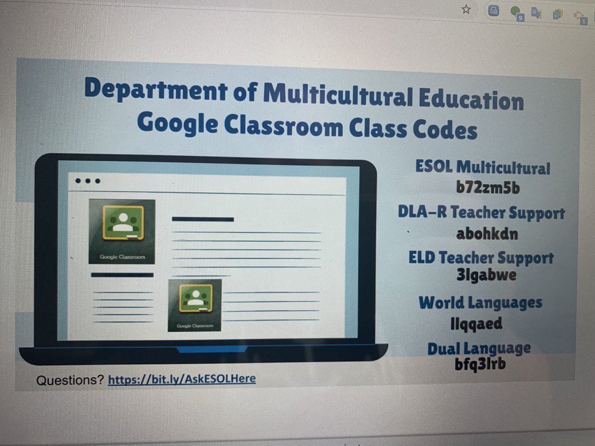 ESOL PB Schools (@esolpbc) on Twitter photo Teachers...we have several Google classrooms for you to support you this year! Join us for ongoing learning and resources!! #ELs_Can <a href="/harveyoaxaca/">Dr. Harvey Oaxaca</a> @PbcLang #DualLanguagePBC @DianaFedderman #GoingTheDistancePBC Teachers...we have several Google classrooms for you to support you this year! Join us for ongoing learning and resources!! #ELs_Can <a href="/harveyoaxaca/">Dr. Harvey Oaxaca</a> @PbcLang #DualLanguagePBC @DianaFedderman #GoingTheDistancePBC