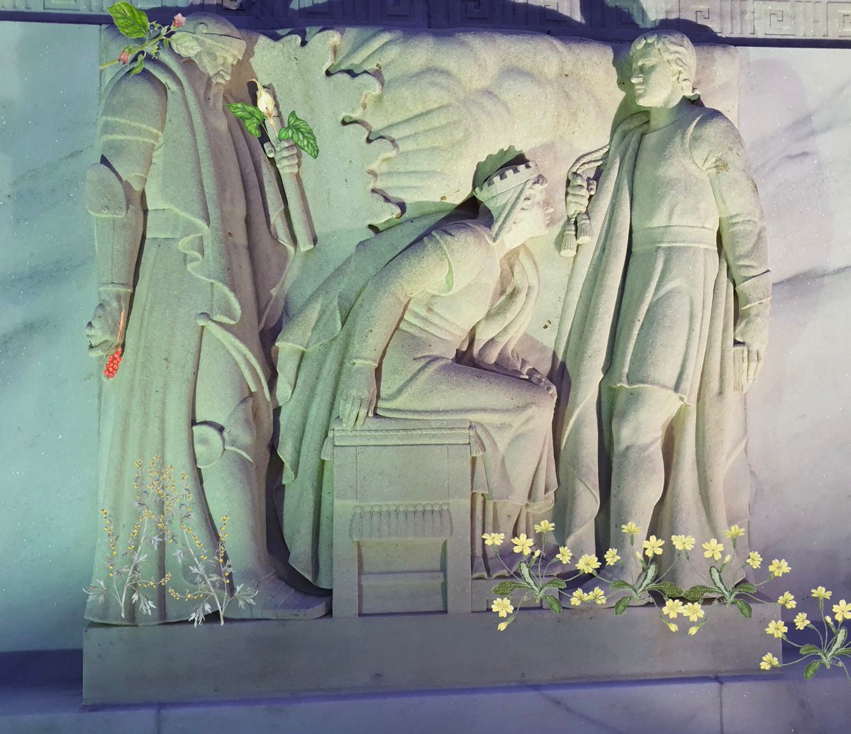 BotanicalShax's tweet photo. Friezing for summer: challenge #8
Name the Play in the relief!
Don’t forget to follow the floral clues!
It is #WeirdContestWeek after all (9-16th)
#namethatplay #Shakespeare #challenge #quiz #contest #guesswho #botanicalshakespeare https://t.co/AWfgqAfhgI