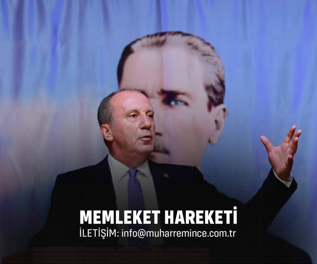 Memleket Hareketi’ne görüş ve önerilerinizi bekliyoruz. Birlikte başaracağız.
<a href="/vekilince/">Muharrem İNCE</a>