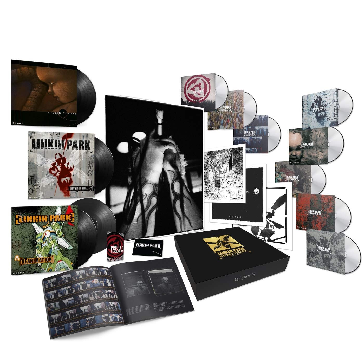 Ign Deals Preorder Linkin Park S Hybrid Theory th Anniversary Vinyl Includes Hybrid Theory Lp Reanimation On 2 Lps B Side Rarities Lp Hybrid Theory Ep 5 Cds 3 Dvds 80 Page Book