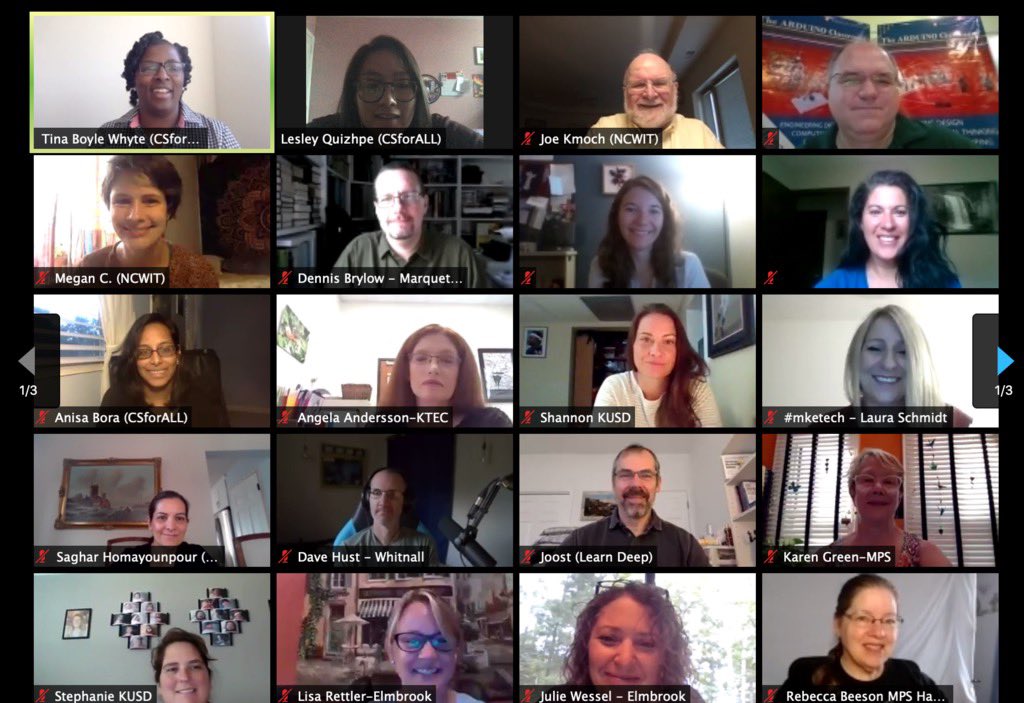 CSforALL's tweet image. WI #CSforALLSCRIPT Workshop participants getting ready for the great workshop content ahead! 

#CSforALL @MKETechHub
