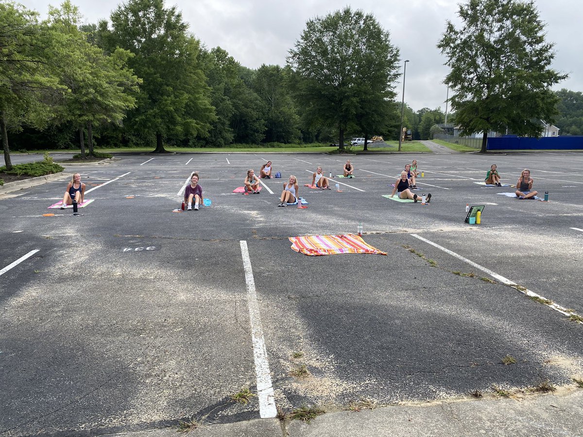 Week 2 done. 💪🏼 So proud of this team for showing up and getting stronger months away from our start date! #GoodVibesOnly #RaiderNation