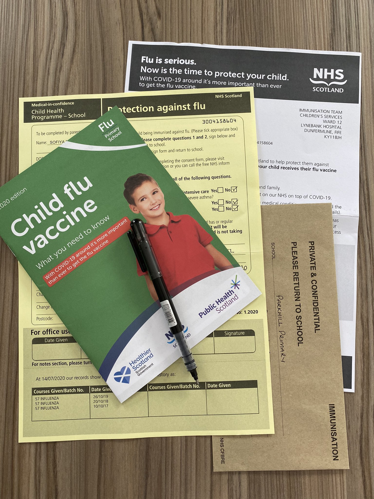 NHS Fife Immunisation Team on Twitter "Please look out for your child