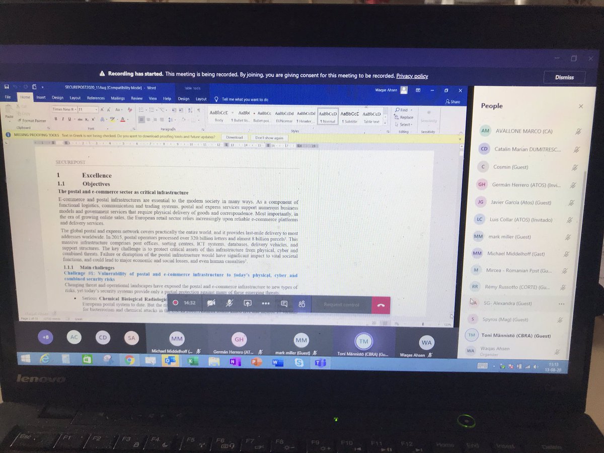 AScribellito's tweet image. .@PostEurop Members and Consortium Partners working together on #SECUREPOST Project: #ecommerce &amp;amp; Postal Critical Infrastructures are always priorities for #Postal #Industry and we look forward being part of the winners call for proposal projects of @EUHomeAffairs @EU_Commission