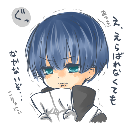絵を描いた気持ちになりたい、再放送。(謙信君描きたい気持ちを添えて) 