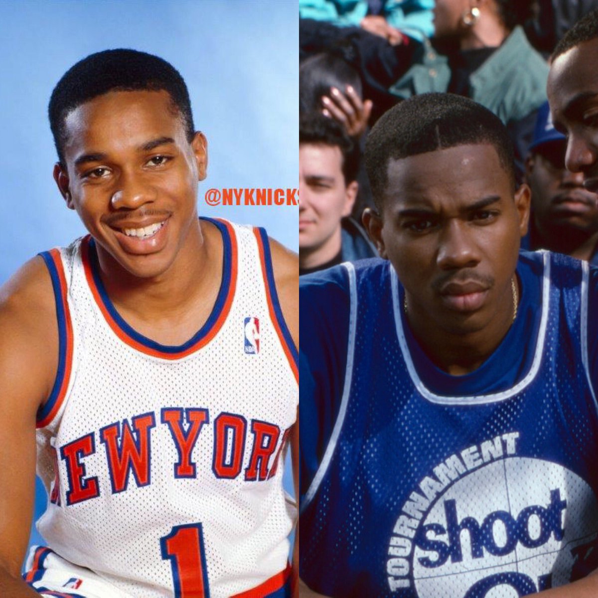 BigLeagueFlicks's tweet photo. Duane Martin, who starred in the 1994 hoops hit, “Above the Rim”, signed as an undrafted free agent with the New York Knicks in 1989.  Martin also appears in “White Men Can’t Jump.” https://t.co/8WLKe1wQiA