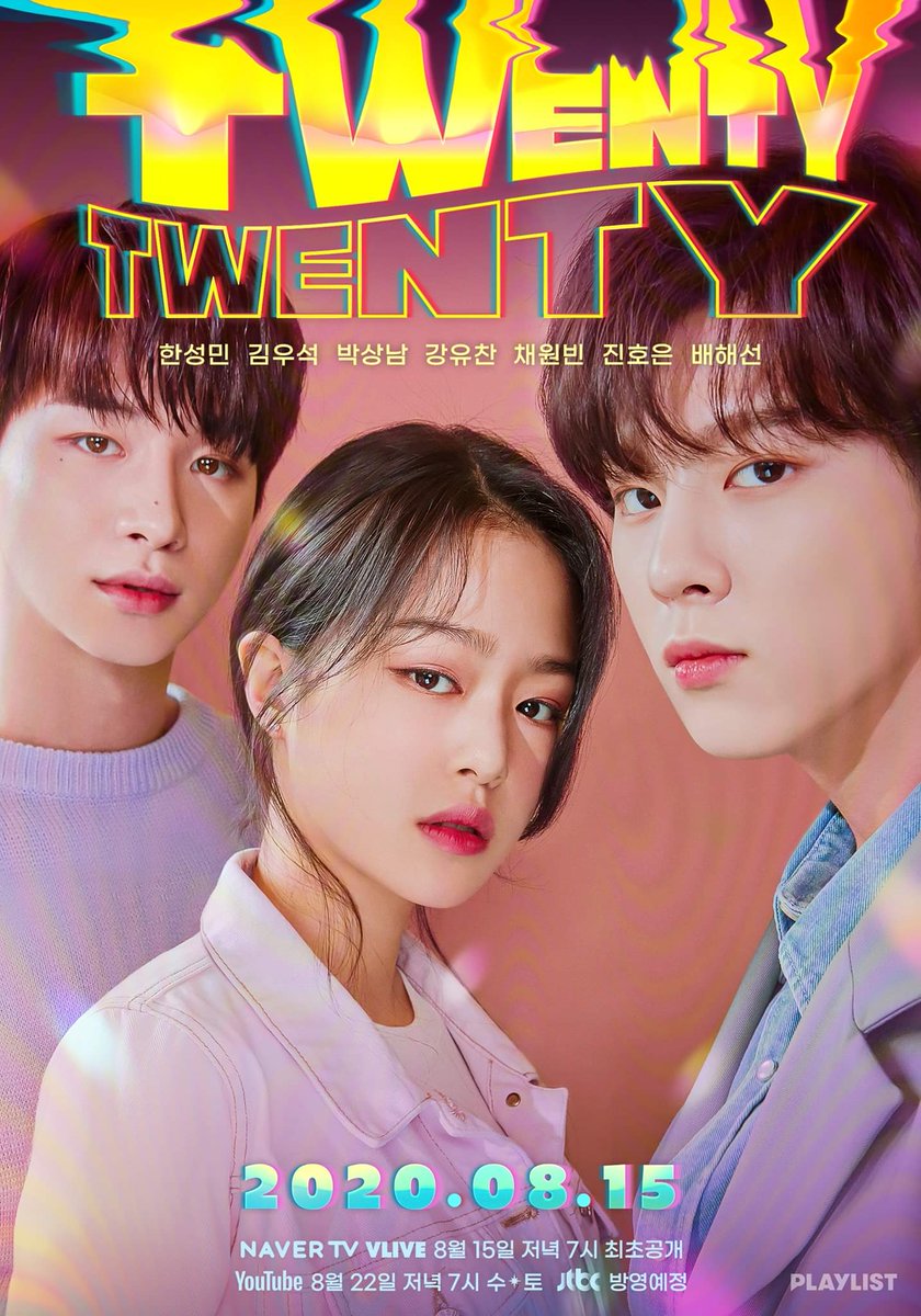 Upcoming Web drama ＂Twenty-Twenty'(트웬티-트웬티) 2020. 08. 15~(Sat.) PM 7 KST http://blog.naver.com/kpicknews/222060001853… #Webdrama #웹드라 #트웬티트웬티 #트웬티_트웬티...