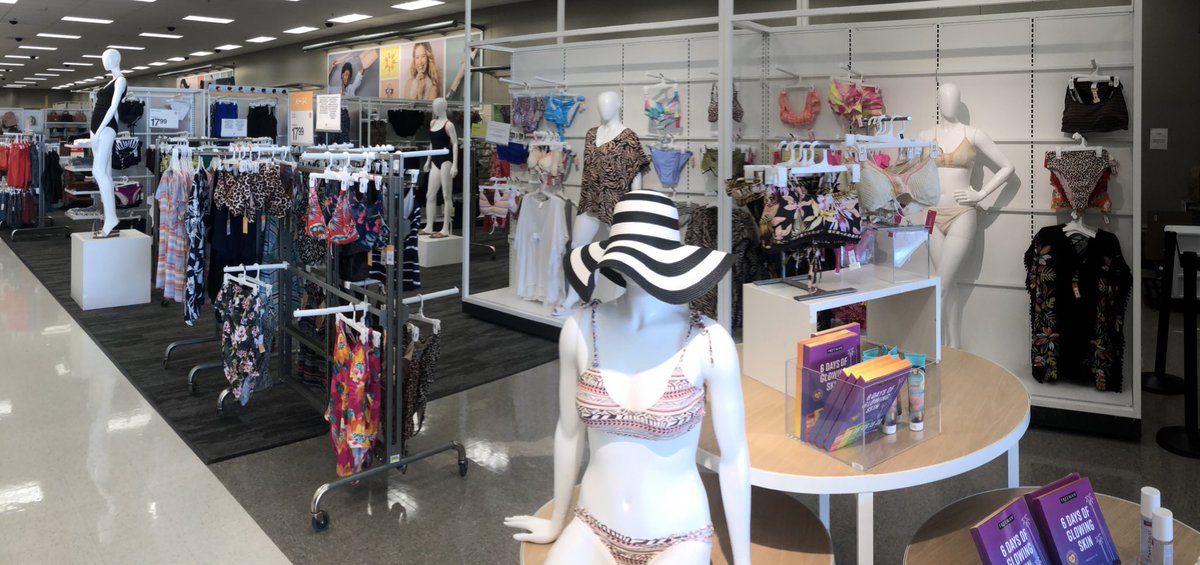 Took some accessories products to fill in swim area since it’s sold down! So I have after &amp; before pictures! Mini back packs, ponchos, &amp; ankle booties fall here we come!!! Can’t wait for the wide brim hats to come in!! #T2225 #TARGET #fallvibes #wheresmypumpkinspice #targetstyle