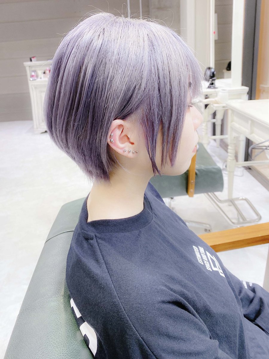 原宿 表参道ブリーチ グラデーション透明感ヘアカラー美容師 中村 清彦 En Twitter ショートヘアカラー 原宿 表参道 美容室 Daysデイズ デザインヘアカラー ヘアスタイル