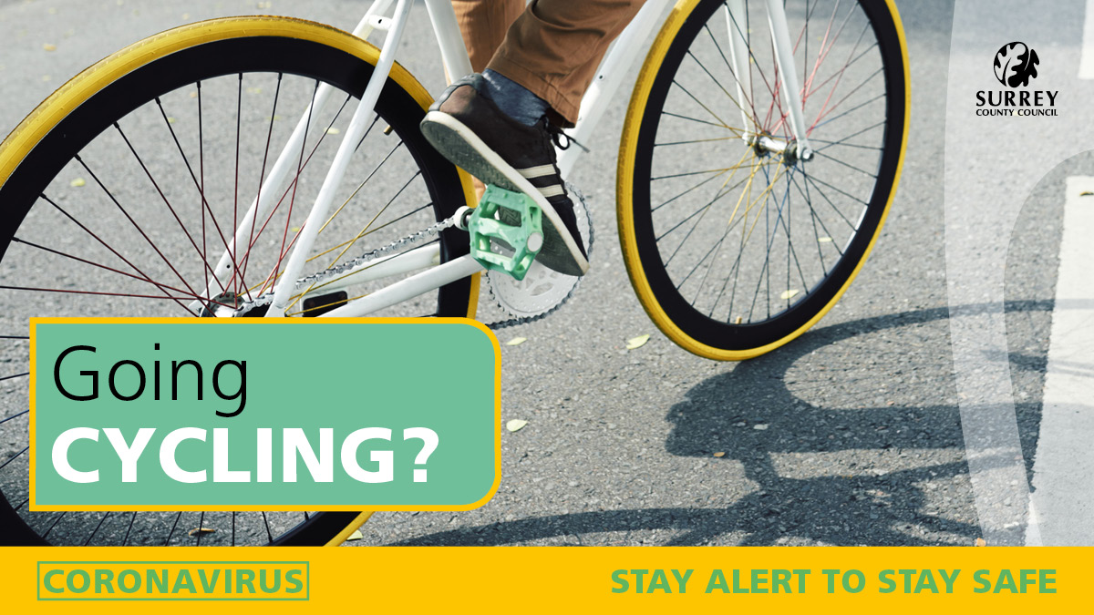 ElmbridgeBC's tweet photo. With more people cycling on Surrey’s roads during August – please can motorists and cyclists be careful of each other, give each other space #bekind #cyclespace #roadsafety https://t.co/ZR0BV9sz8C