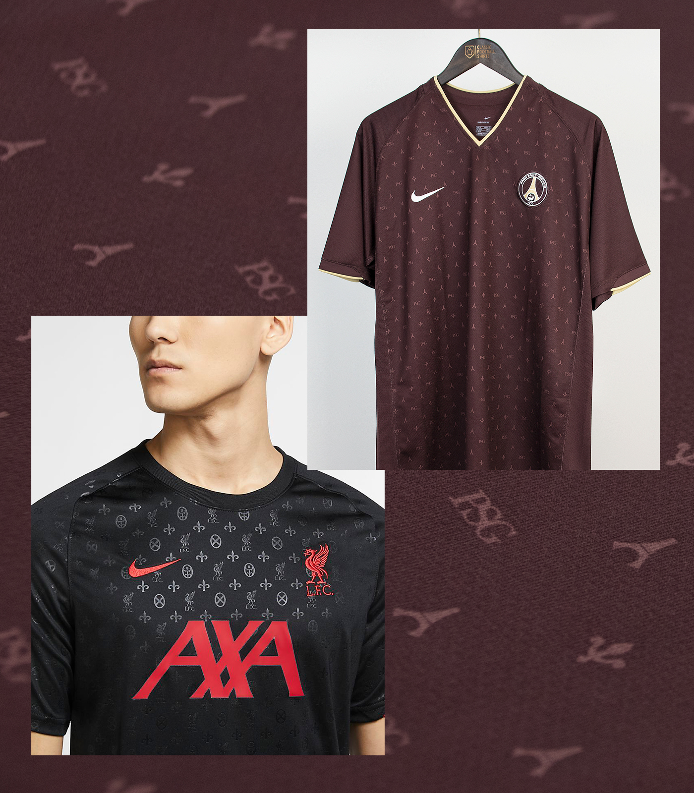 Classic Football Shirts on X: Inspired by PSG? Liverpool's new training  kits look to be inspired by kits used by PSG in the past. In 2006-07 PSG  wore a Louis Vuitton inspired