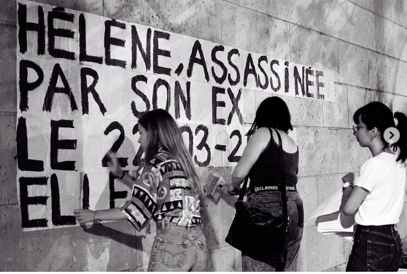 Stern's technique spread in France and beyond, slogans can be now seen i London, Amsterdam,Lisbon. A month after its foundation, Stern took a step back to allow the movement to branch out organically, she didn’t want the media to view her as the leader.Photo: Makoveitchoux P.