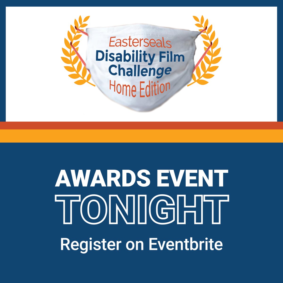 Tonight is the official awards ceremony for the Easterseals Disability Film Challenge: Home Edition. If you're looking for the live stream, register using Eventbrite and all the information will be sent to your email! eventbrite.com/o/easterseals-…