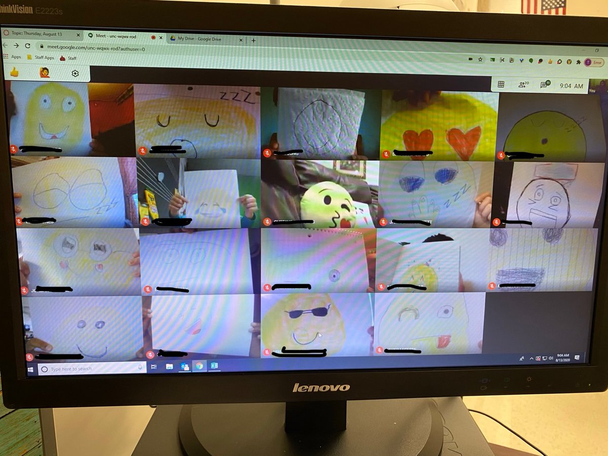 MrsLoganRES's tweet photo. My @Rowlett_Bobcats showed me how they were feeling with emojis this morning!! #rowlettelementarysurvivors #GISD https://t.co/Weolge2voX