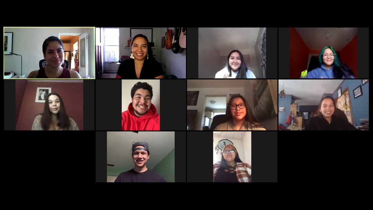 SciXchangeTMU's tweet photo. Our 'Stoodis Future Scientists' 2020 cohort is wrapping up today!🎉 
Keep your 👀 peeled in the next week on our social media accounts to see the science communication posts each of the students created.

#IndigenousScience #IndigenousScienceCommunication https://t.co/f9gtNMveqk