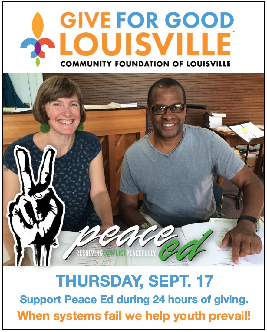 PeaceEdProgram's tweet image. In a world changed by the CV-19 pandemic and unrest over police violence, Peace Ed has worked hard to stay engaged.  We have rapidly adjusted our programs to fulfill our commitment to help young people reduce violence and resolve conflicts.  Share your support September 17th.