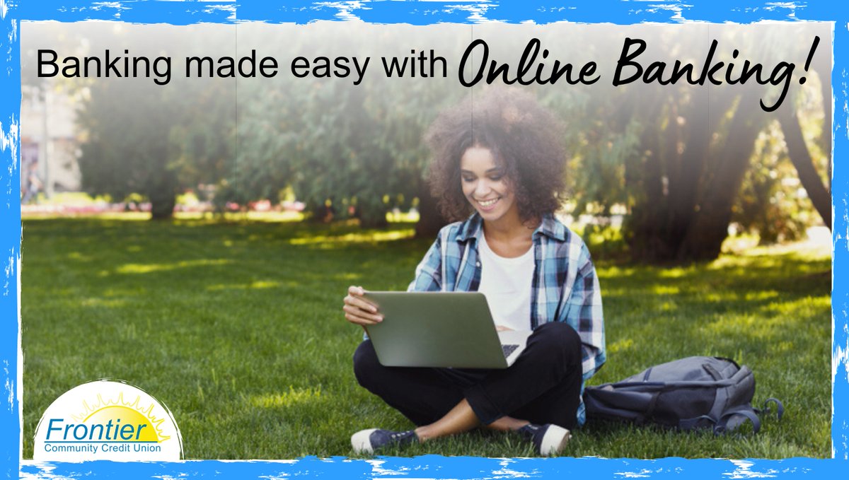 FrontierCCU's tweet photo. We make accessing your account 24/7 easy with Online Banking! 💻 Whether you are at home, at the park, or in line at the grocery store, you can access your finances either through our Mobile App or online. 📲
Try it today: https://t.co/KrPM9yRHc5
#Kansas #LeavenworthKS #KSLife https://t.co/EjSEbtbqCn