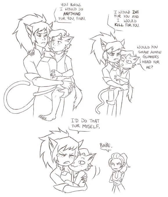 catra with child 