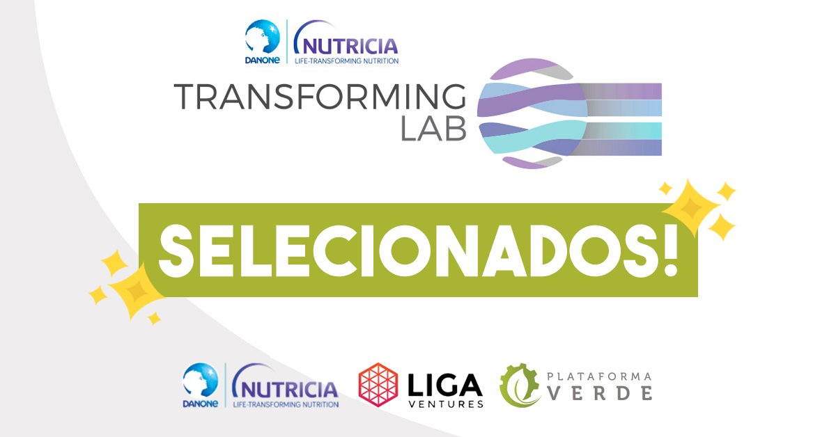 Passamos no programa de aceleração <a href="/Danone/">Danone</a> <a href="/Nutricia/">Nutricia</a> #TransformingLab! 

Vamos ajudar na missão da Danone e contribuir para um mundo melhor por meio da nutrição e da Logística Reversa.

A aceleração é feita em parceria com a <a href="/LigaVentures/">Liga Ventures</a>.

Essa é uma conquista #PlataformaVerde!