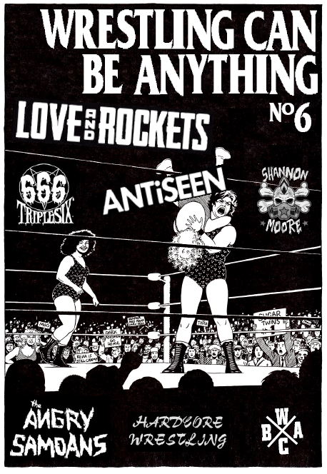 WCBAzine's tweet photo. Also, get the low down on ANTiSEEN's wrestling album and Bob Mould's Hardcore Wrestling 'zine. Read about the career of "Prince of Punk" Shannon Moore, and why the Angry Samoans are Los Angeles wrestling.

44 pages, black &amp; white, 10pt Trebuchet MS https://t.co/8nI7LsnsGT