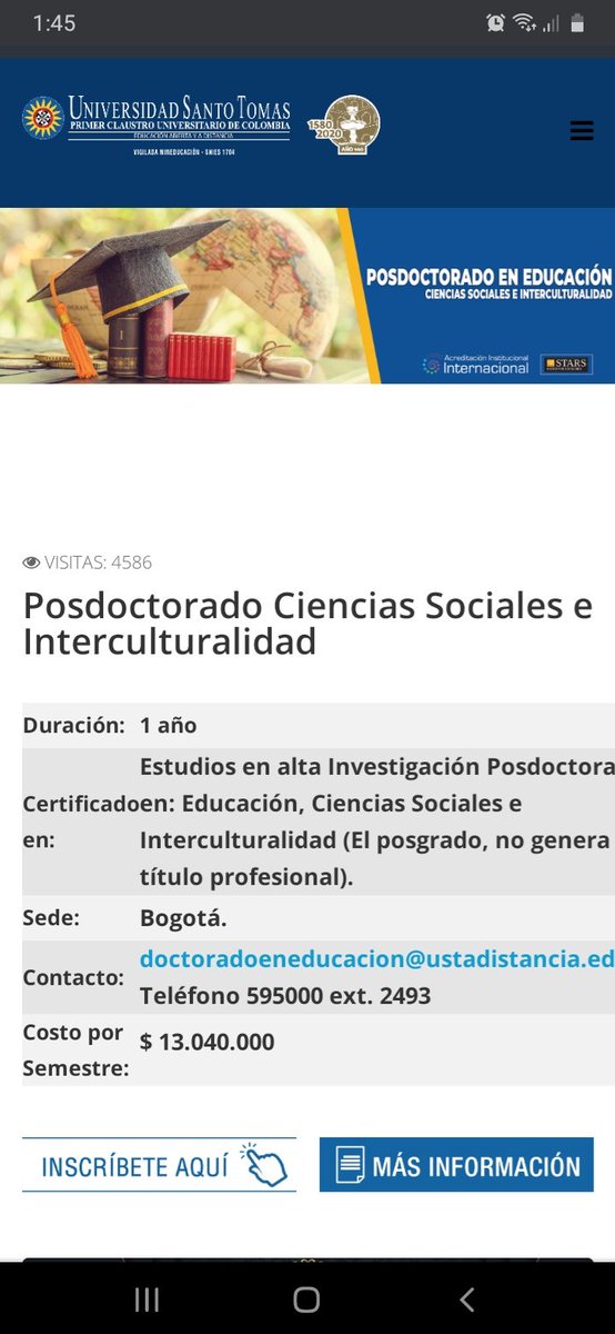 luisillafer's tweet photo. Les recuerdo que el postdoc es un trabajo no un programa académico. Que estafa!! @Mineducacion @MincienciasCo @presidencia @ClaudiaLopez @Educacionbogota @Citytv @ELTIEMPO https://t.co/NjNgFsqT8i