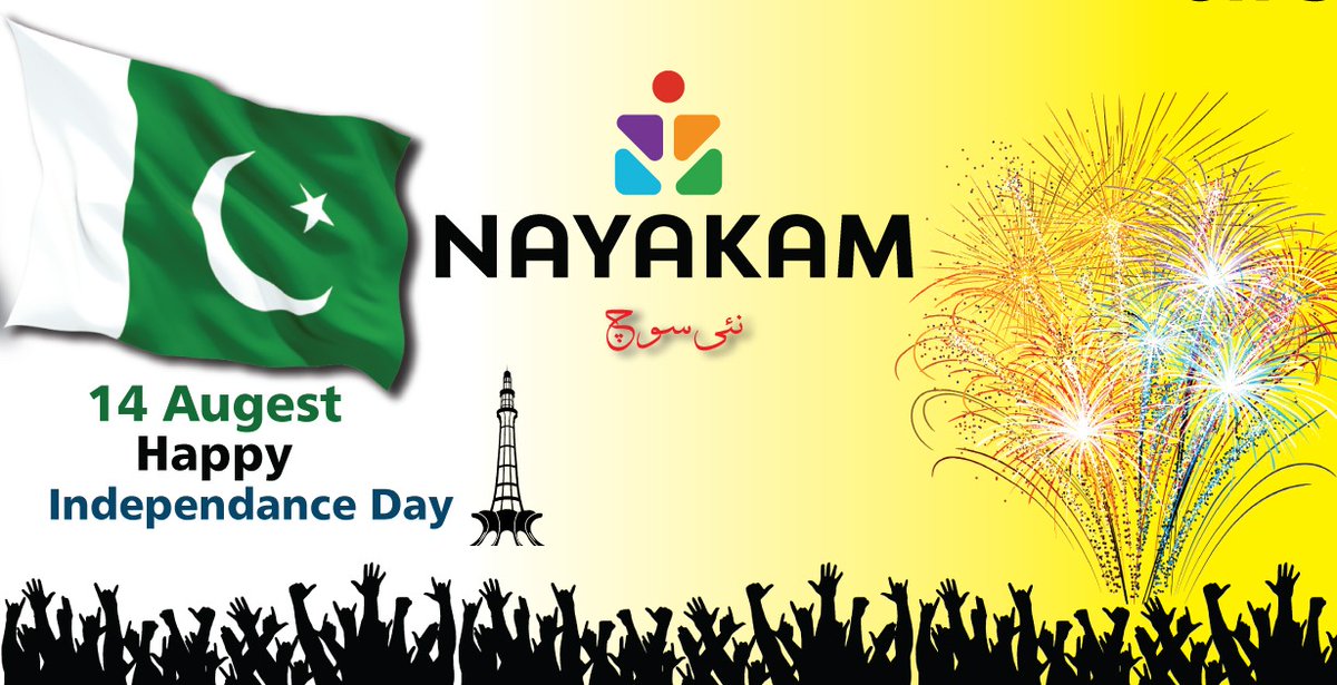 nayakamofficial's tweet image. Wishing all a happy and safe Independence Day of Pakistan this 14th August 2020!
Download App Nayakam free now on Google Playstore: play.google.com/store/apps/det…
play.google.com/store/apps/det… 
#nayakam #electrcians #plumbers  #14august #14AugustAzadiDay #PakistanZindabad