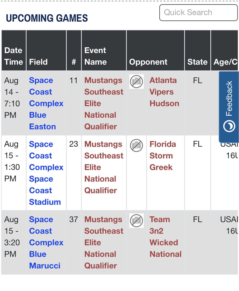 **Schedule update** We will be live on <a href="/AthletesGoLive/">AthletesGoLive</a> This is our final tournament for this season. Watch these girls ball out!! @FloSoftball <a href="/ExtraInningSB/">EXTRA INNING SOFTBALL</a> <a href="/Los_Stuff/">Carlos Arias</a> @StriveSoftball <a href="/IHartFastpitch/">I❤️Fastpitch</a> <a href="/Sports_Recruits/">SportsRecruits</a> <a href="/USSSAFastpitch/">USSSA Fastpitch</a> <a href="/Facebook/">Facebook</a>