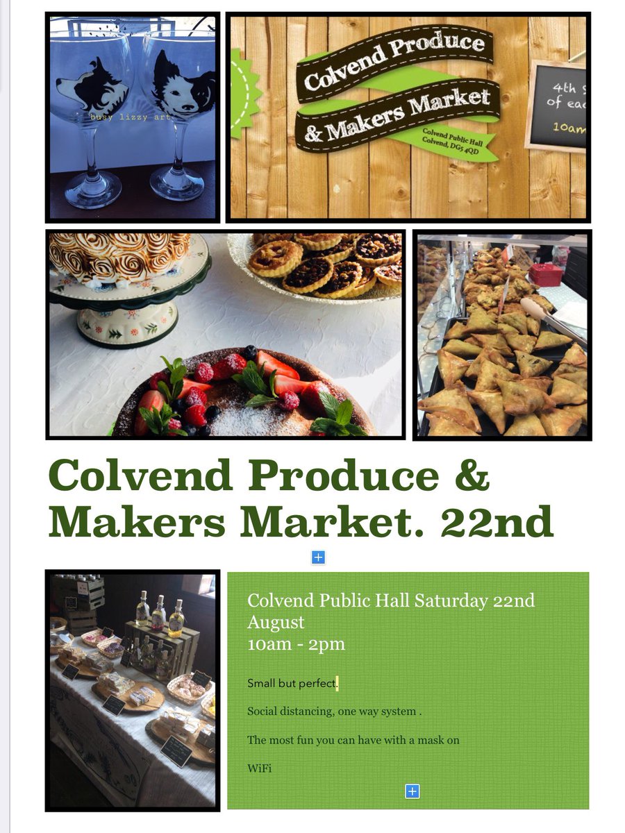 AnnetteNeed's tweet photo. https://t.co/uFc1j5EErN
#market #dumfriesandgalloway small but perfectly formed enjoy the #ColvendCoast and #shoplocal โค๏ธ https://t.co/4f5XW5WSNm