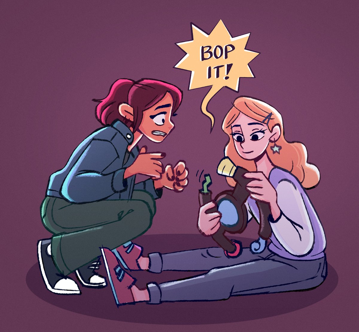 failed a stealth role because our npc was stoned &amp; playing with a bop-it