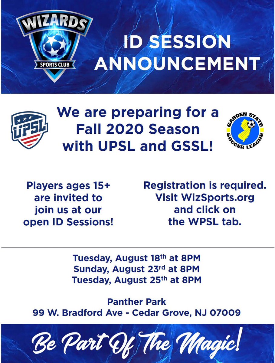 Join us for our Fall 2020 Season! We are forming UPSL and GSSL teams for women ages 15+. #BePartOfTheMagic