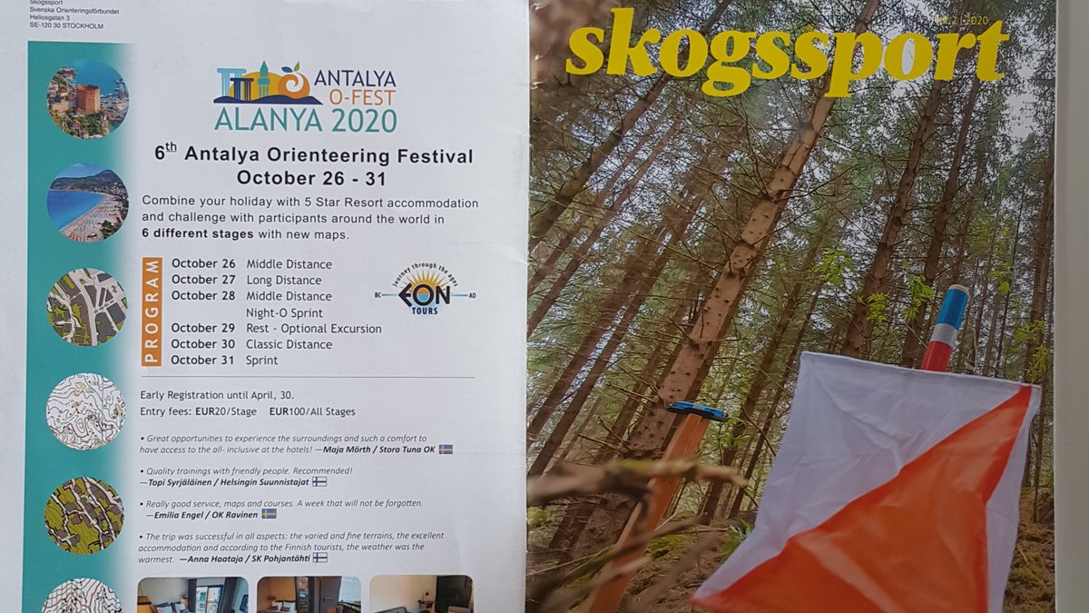 İsveç'te yayinlanan dünyanın en prestijli oryantiring dergisinin kapağını festivalimiz süslüyor. Alternatif ve aktif turizmin yeni adresi Alanya-Antalya ""Oryantiring Turizmi"" 🤗<a href="/kasapoglu/">Dr. Mehmet Kasapoğlu</a> <a href="/gencliksporbak/">Gençlik ve Spor Bakanlığı 🇹🇷</a> <a href="/ersinyazici1/">Ersin YAZICI</a> <a href="/GSB_Antalya/">Antalya Gençlik ve Spor İl Müdürlüğü</a> <a href="/AdemMuratYucel/">Adem Murat YÜCEL</a> <a href="/TCKulturTurizm/">T.C. Kültür ve Turizm Bakanlığı</a>