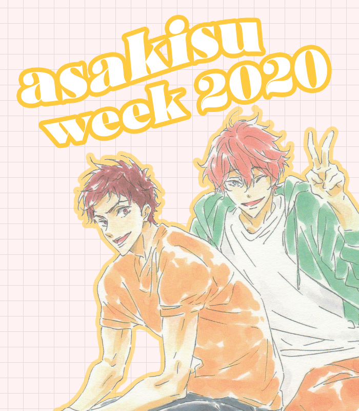asakisuweek's tweet photo. AsaKisu Week is returning with a bang and this year, it'll  be taking place on both Twitter and Tumblr! It's scheduled for September 28th till October 4th, 2020!

Further details:
https://t.co/QNSRT9woy1
https://t.co/IBEl7zct4B

#asakisuweek2020 #asakisu https://t.co/iv92DKDrpW