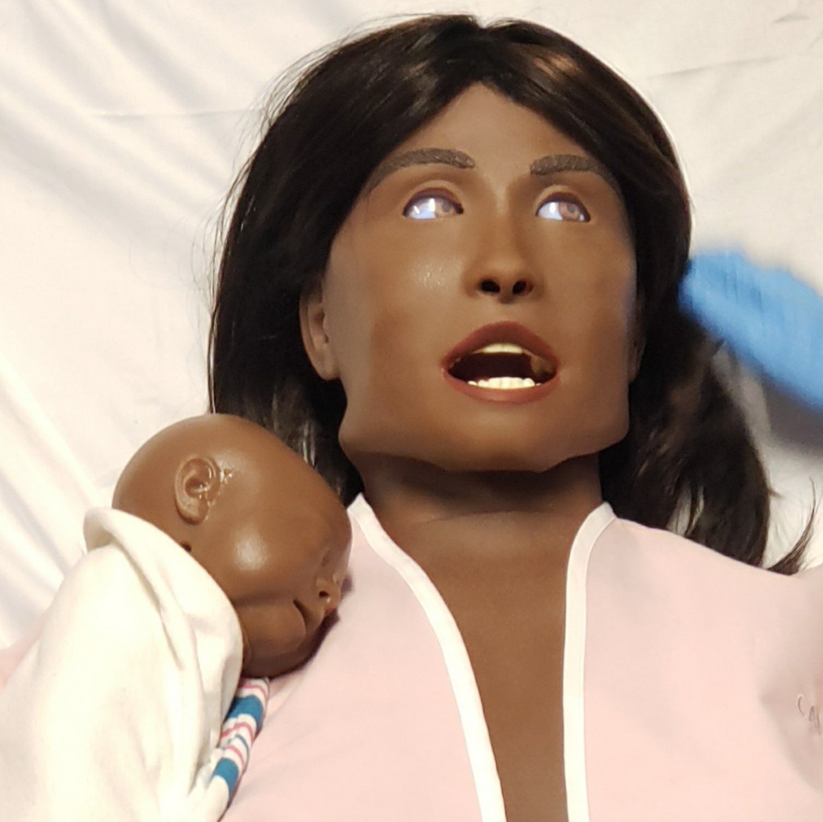 UofL_Nursing's tweet photo. Sneak peek: We got an up close look at Lucina giving birth to her beautiful baby girl this morning. She is the first maternal high fidelity simulator at the school.
Mom and baby are doing great: https://t.co/YhjcyPM8Hb #Lucina #CardinalNurse #NurseOfL #UofL #WeAreUofL https://t.co/uAEM1VTwxt