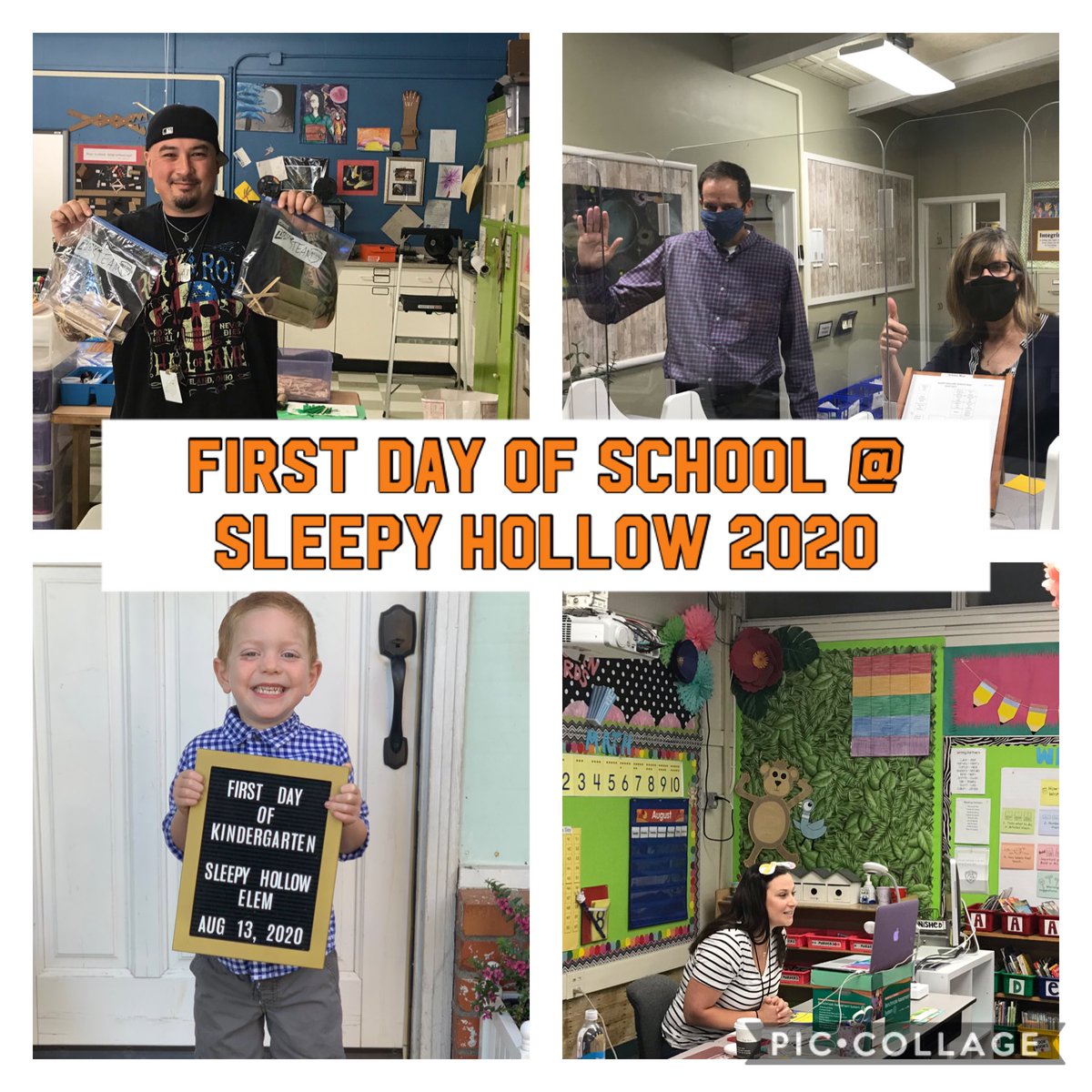 The staff <a href="/sleepyOUSD/">Sleepy Hollow</a> is so excited to “reZOOM” classes!  Congrats on a great first day of school! #WeAreOrinda #EveryoneBelongsHere #FollowSleepyHollow