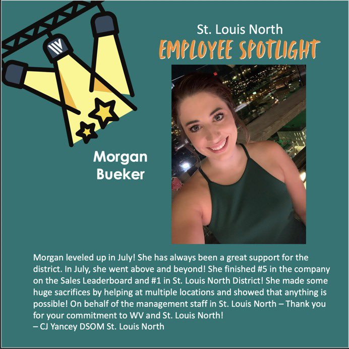 cyancey85's tweet photo. Our Value Award Winners for July go to @MorganBueker and @kingcdavisjr! They both achieved company leading performances and their commitment to @WirelessVision and the St. Louis North District is amazing! #stayhungry #lovethehustle @EdStald @thatsammori @JRojas537 @aarontubbs_ https://t.co/nT4YuUSHae