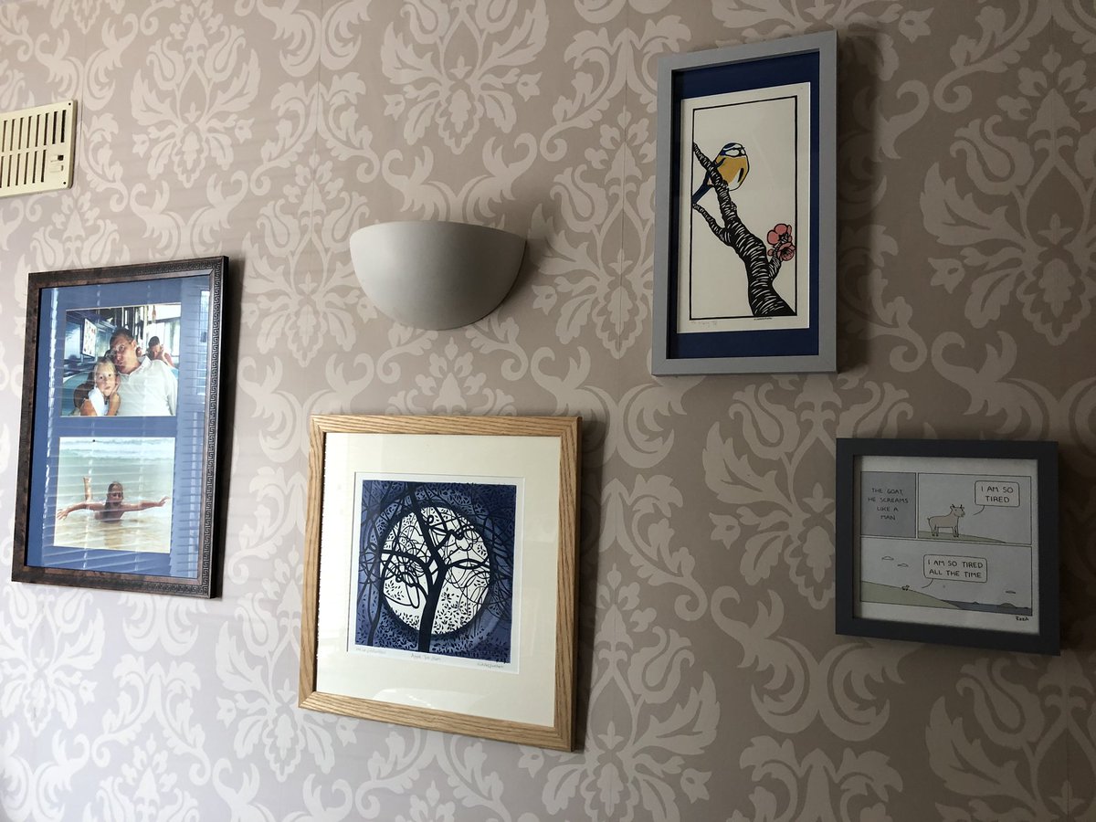 JaPenn56's tweet photo. Over the moon with the latest addition to my blue wall. This gorgeous *Fat Tit on a Stick was a gift from my girl when I was sad. It makes me happy to have it on my wall.
Check out the talented https://t.co/6pZxMMryMv 
Etsy shop here: https://t.co/6aQ2z2Z66N
*’Tit in Spring’ https://t.co/pfJeGciymJ