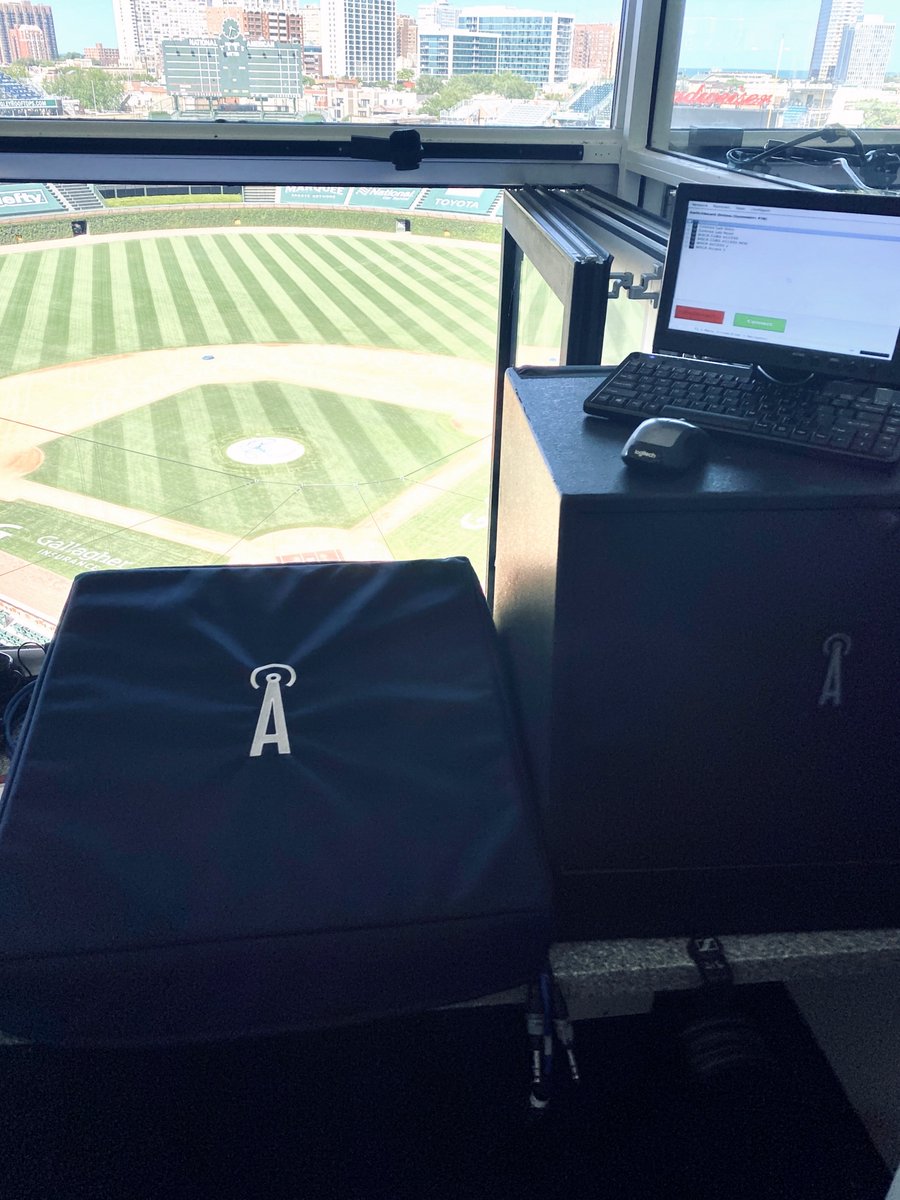 Here's a cover we recently made for a mixing console in one of the broadcast booths at Wrigley Field.  #mixercover #proaudio #consolecover #speakercovers #speakercover #proaudiocover #paddedcover