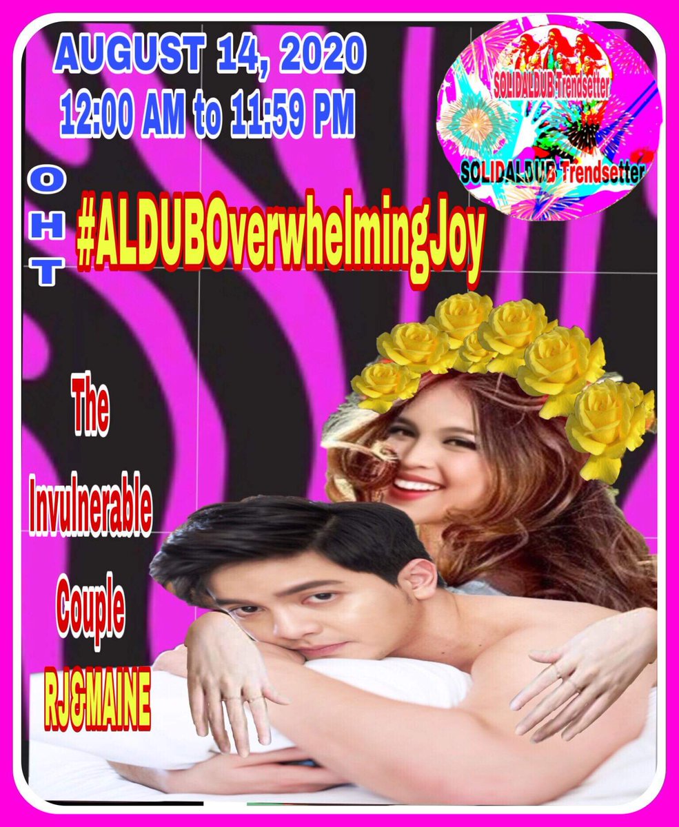 SOLIDALDUB Trendsetter (@solidaldubt) on Twitter photo Pls support our OHT for today Aug 14, 2020 to show na tunay Walang Iwanan... Aldub Parin..
#ALDUBOverwhelmingJoy
<a href="/NellyGBasco/">NellyADN"ALDUB/MAICHARD4EVER"</a> <a href="/twinflame233/">Twin Flame Australia</a> @Bebebaron1 @lyneela13 <a href="/Beybiruth_1/">BibiRuth 💚💚💚ALDUB FAN ACCOUNT</a> <a href="/ndcmfrjf/">pamelajaneperen KAMPANTEALWAYS aldub/maichard acc</a> <a href="/maichardbibis1/">maichardbibis 💚 (aldubnation)</a> <a href="/AbGermany/">Amalia Bank</a> @Lucillesia1 @carlos_rhodora <a href="/mich_adn/">Richard Maine</a> Pls support our OHT for today Aug 14, 2020 to show na tunay Walang Iwanan... Aldub Parin..
#ALDUBOverwhelmingJoy
<a href="/NellyGBasco/">NellyADN"ALDUB/MAICHARD4EVER"</a> <a href="/twinflame233/">Twin Flame Australia</a> @Bebebaron1 @lyneela13 <a href="/Beybiruth_1/">BibiRuth 💚💚💚ALDUB FAN ACCOUNT</a> <a href="/ndcmfrjf/">pamelajaneperen KAMPANTEALWAYS aldub/maichard acc</a> <a href="/maichardbibis1/">maichardbibis 💚 (aldubnation)</a> <a href="/AbGermany/">Amalia Bank</a> @Lucillesia1 @carlos_rhodora <a href="/mich_adn/">Richard Maine</a>