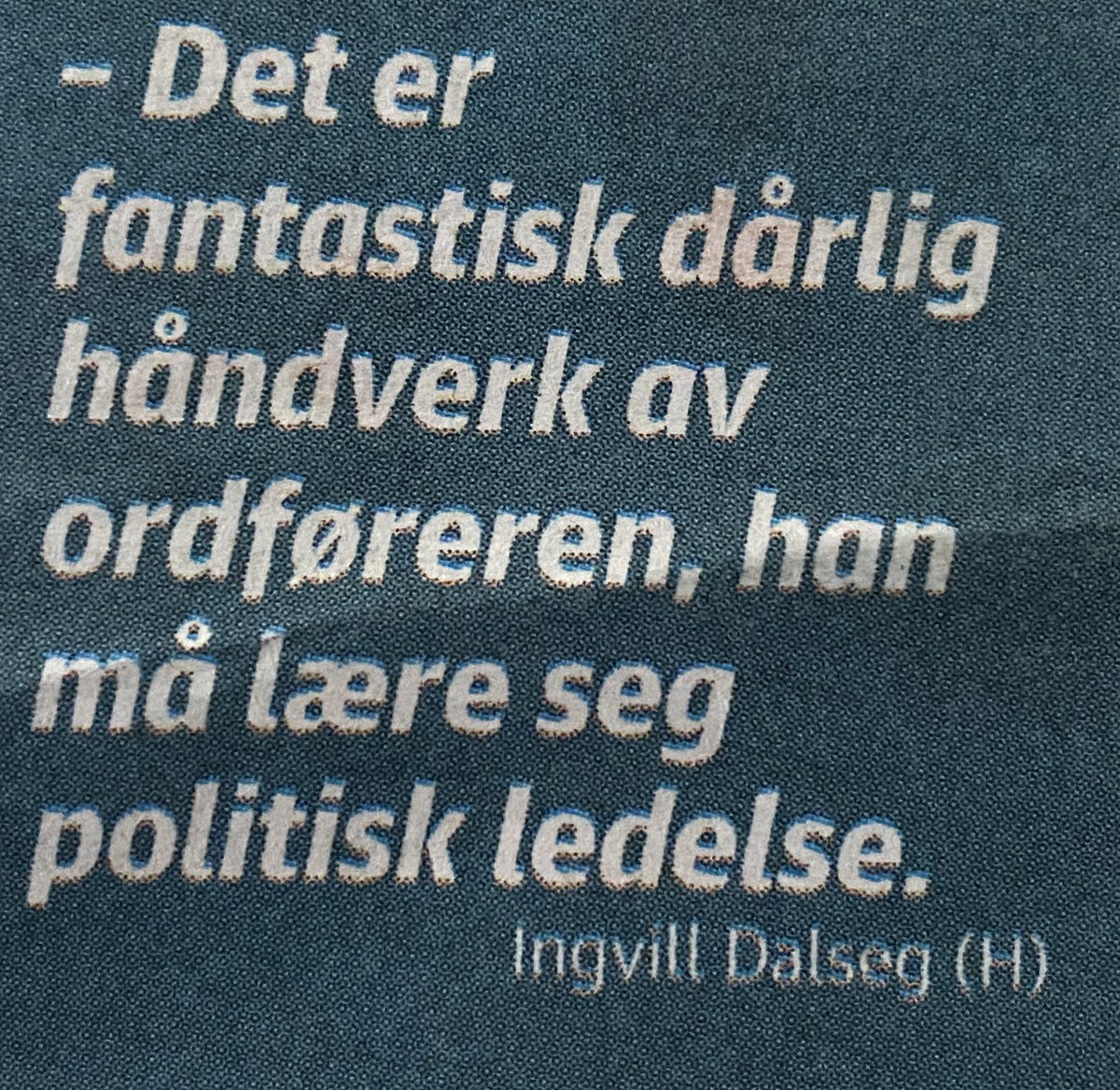 hoyrejordmor's tweet image. 10 måneder som ordfører, det forventes at politisk leder begynner å ta ledelse! @OPPavisa #oppdal