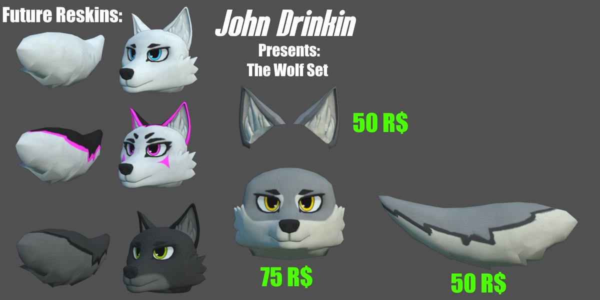 John Drinkin On Twitter Roblox Robloxdev Robloxugc Was About Time I Announced This As It S Been Sitting On Me For A While And It Being All Trus Fault The Timber - roblox wolf tail id