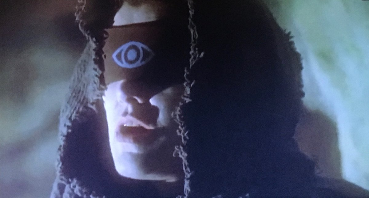 Cyclopean sorceress Patricia Quinn (Rocky Horror’s Magenta).