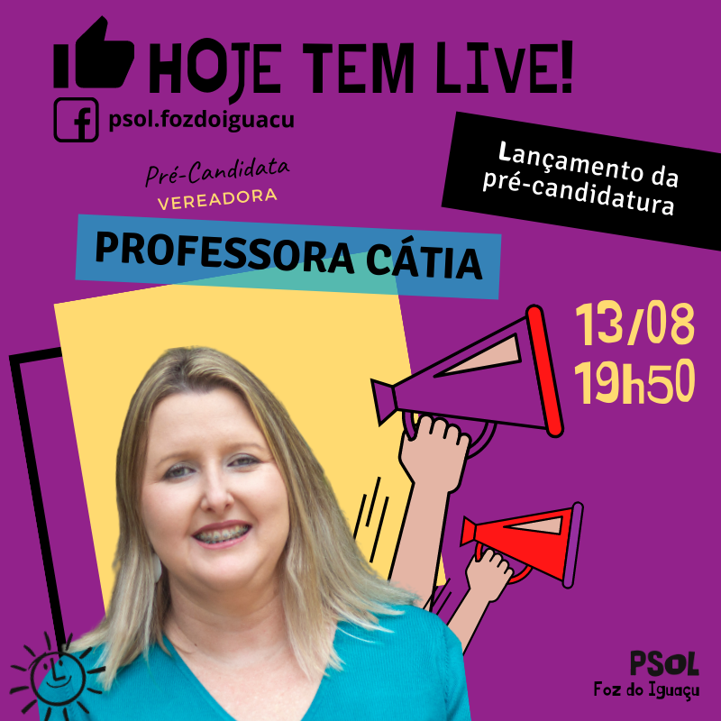 catiaPSOL50's tweet photo. Hoje tem live!

Siga-nos nas redes!
Instagram: @professora_catia
Twitter: @catiaPSOL50
Facebook: @catiaPSOL50

#psol
#psolparana
#psolfoz
#CatiaPSOL50 https://t.co/92p4X9FE49