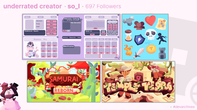 aspirerbx's tweet photo. #throwbackthursday • 01

Our design layout changed over the past 2 years.

Layout 01 ➜ 10/10/2018 - 01/01/2019
Layout 02 ➜ 01/01/2019 - 02/06/2020
Layout 03 ➜ 02/06/2020 - 07/31/2020
Layout 04 (recent) ➜ 07/31/2020

#roblox • #devarchives https://t.co/Dttt5TFbuB