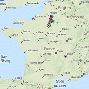 41 of 56So, Ridgway put the 13th in a “reserve” status for Varsity, waiting in Oise, France (marked on this map...it's JUST outside Paris). He never called in the reserve and they never left France.