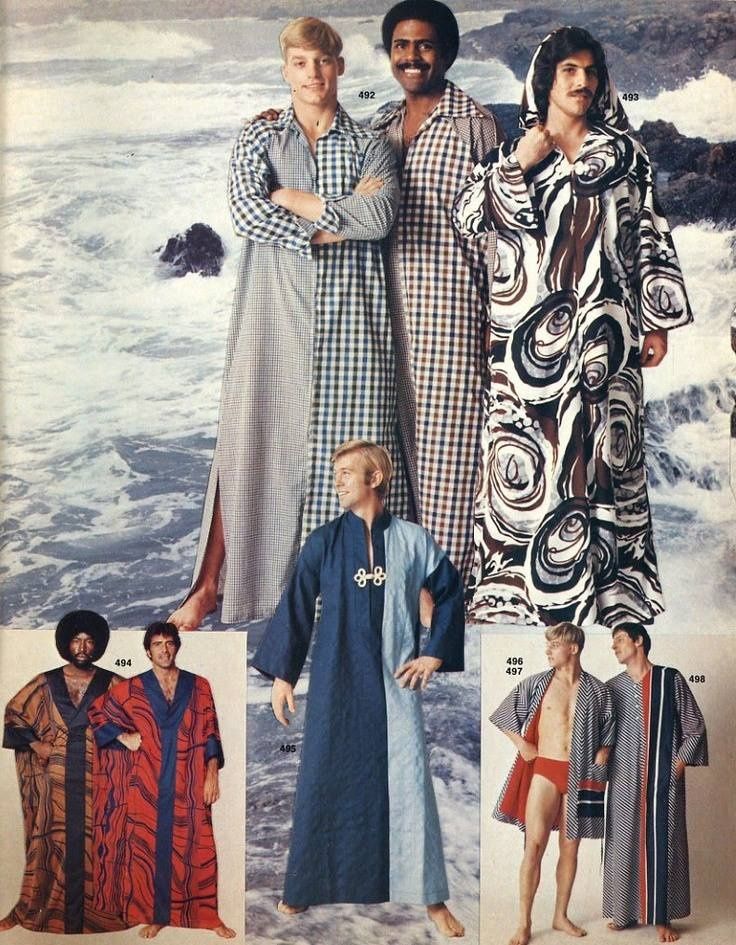 Like the tunic, kaftans have been worn for 1000s of years by many different cultures. At the height of popularity in the late 1960s, Vogue described the kaftan as “the most becoming fashions ever invented: the languor of the seraglio clings to them; leisure & repose emanate"
