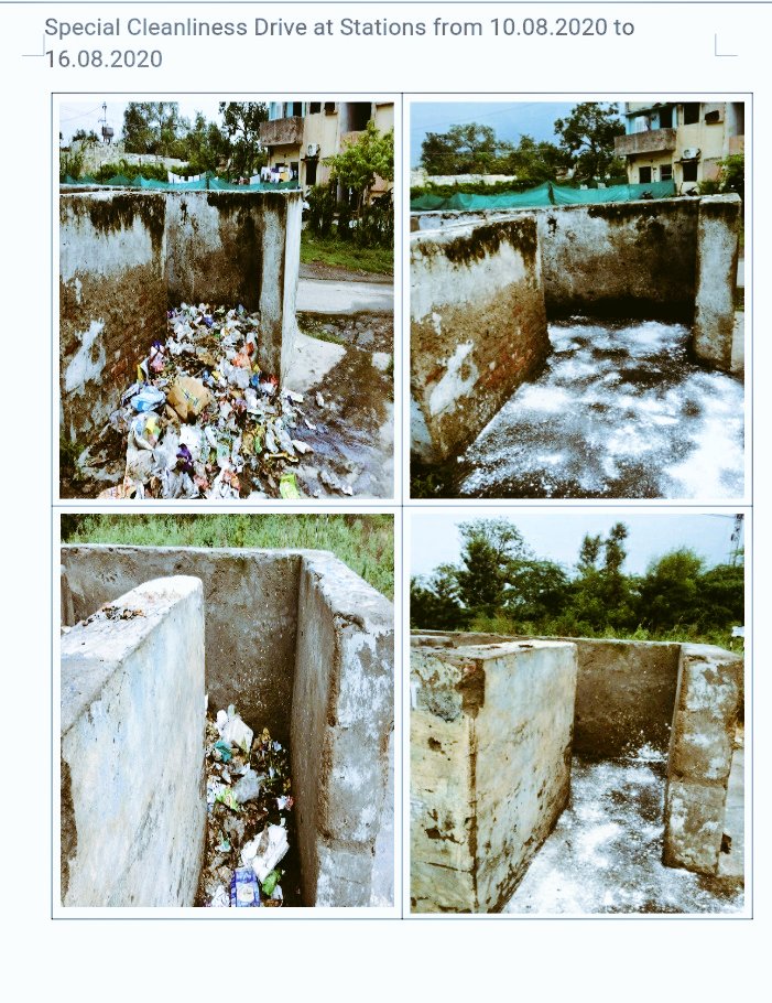 drm_umb's tweet photo. Ambala Division is observing a cleanliness week from August 10 to August 16, 2020. We are organizing  various types of sanitation related activities under a planned and systematic manner.#SwachhBharatMission @RailMinIndia @RailwayNorthern @GM_NRly @PiyushGoyalOffc @PMOIndia https://t.co/FrZW2uBRhA