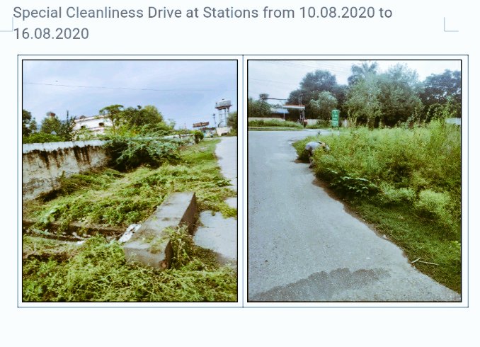 drm_umb's tweet photo. Ambala Division is observing a cleanliness week from August 10 to August 16, 2020. We are organizing  various types of sanitation related activities under a planned and systematic manner.#SwachhBharatMission @RailMinIndia @RailwayNorthern @GM_NRly @PiyushGoyalOffc @PMOIndia https://t.co/FrZW2uBRhA