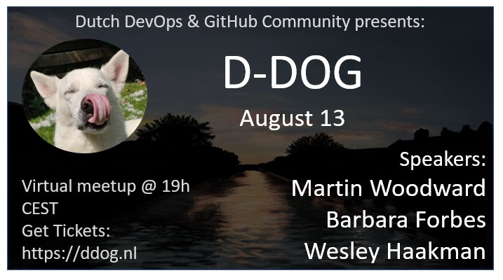 ddog_nl's tweet image. In 30 minutes we are kicking off our first edition of the Dutch DevOps &amp;amp; GitHub Community virtual meeting!

We have the following speakers:
@martinwoodward 
@Ba4bes 
@whaakman 

Join us here:
bit.ly/ddogvirtualmee…

#DevOps @GitHub #CodeSpaces #GitHubActions #InfraAsCode #DDOG