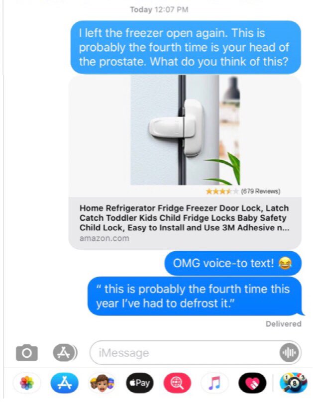 googlygirl98's tweet photo. This is terrible! ๐
#VoiceToTextFail https://t.co/Eh8C450vjz